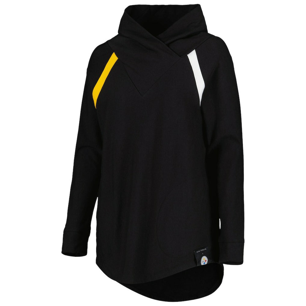 Pittsburgh Steelers KIYA TOMLIN Women's Tri-Blend Raglan Pullover Sweatshirt | NFL Sale