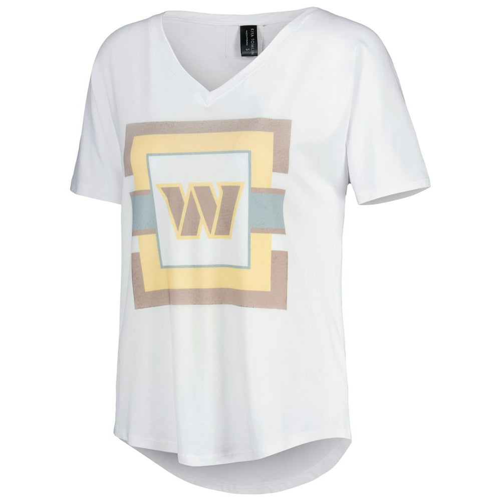 Washington Commanders KIYA TOMLIN Women's V-Neck T-Shirt | NFL Near me