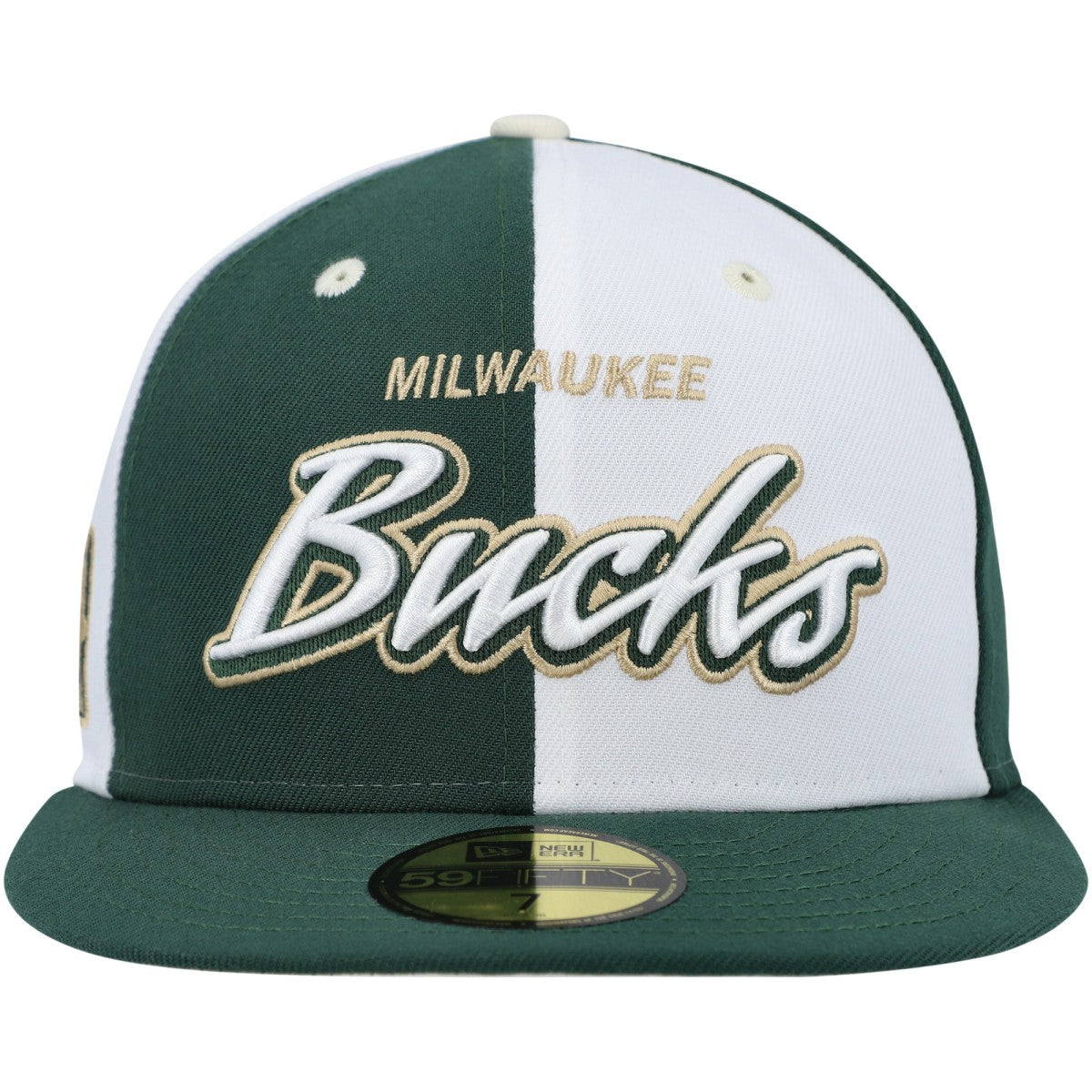 Hunter Green/White  Script Pinwheel 59FIFTY Fitted Hat | NBA