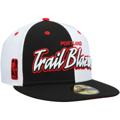 Black/White  Script Pinwheel 59FIFTY Fitted Hat | NBA