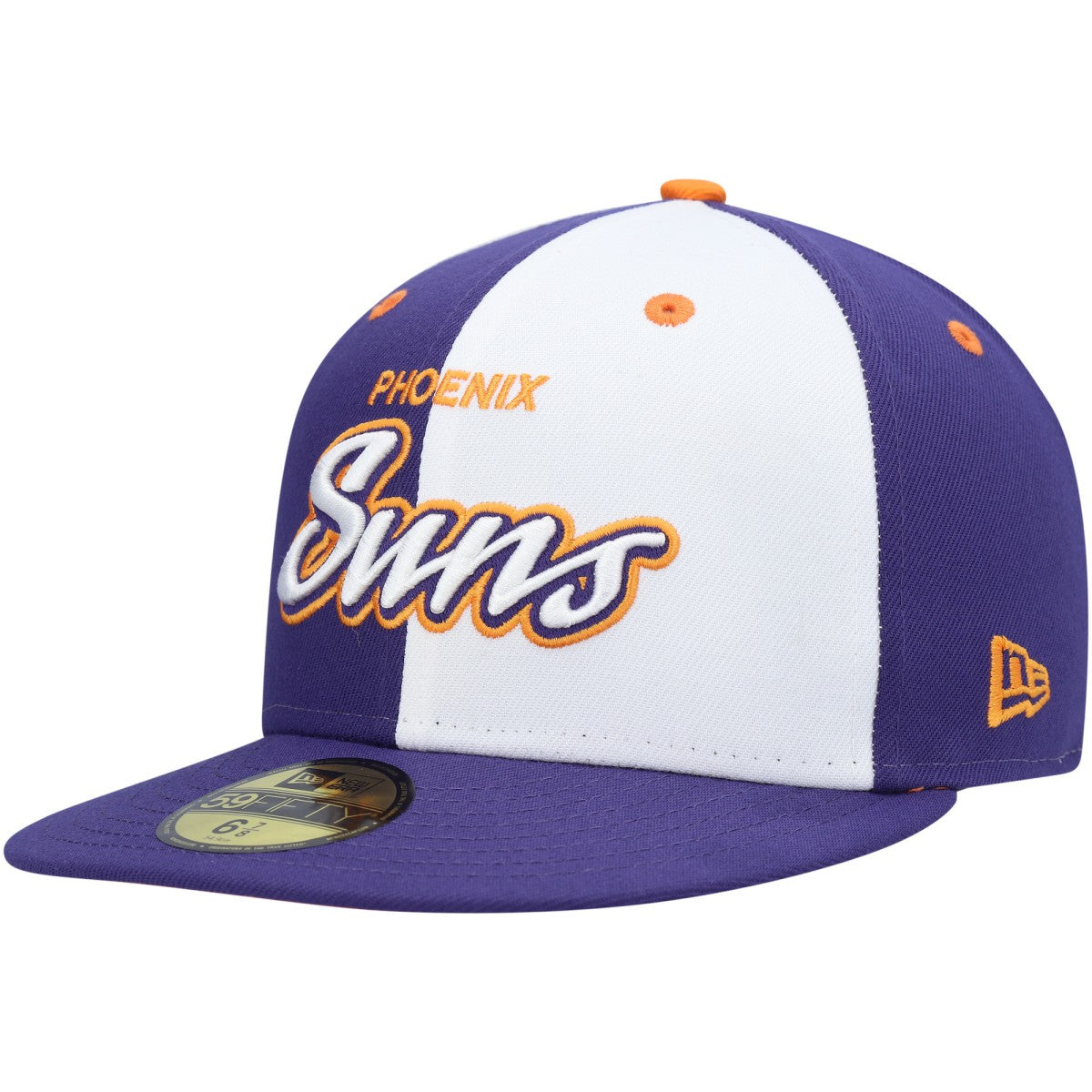 Purple/White  Script Pinwheel 59FIFTY Fitted Hat | NBA