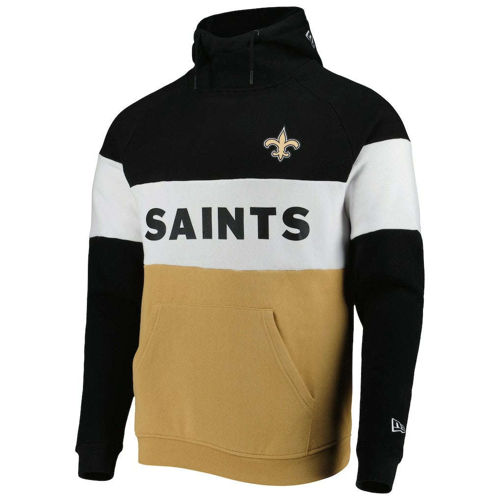 New Orleans Saints Colorblock Current Pullover Hoodie | NFL Outlet