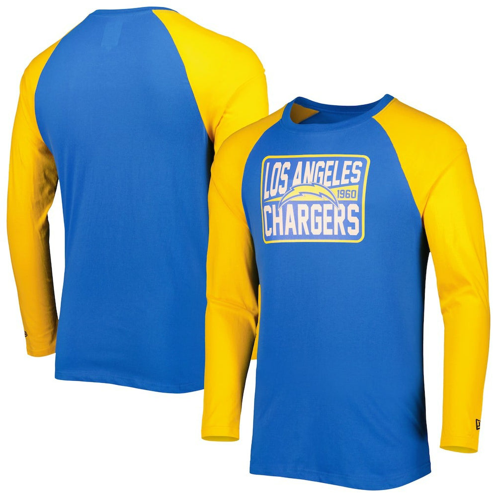 Los Angeles Chargers Current Raglan Long Sleeve T-Shirt | NFL US