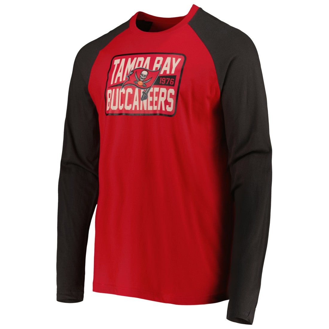 Tampa Bay Buccaneers Current Raglan Long Sleeve T-Shirt | NFL Sale