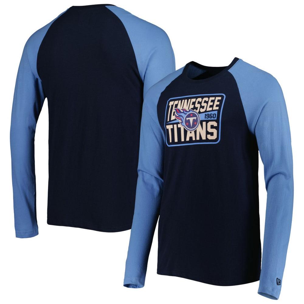 Tennessee Titans Current Raglan Long Sleeve T-Shirt | NFL Discount