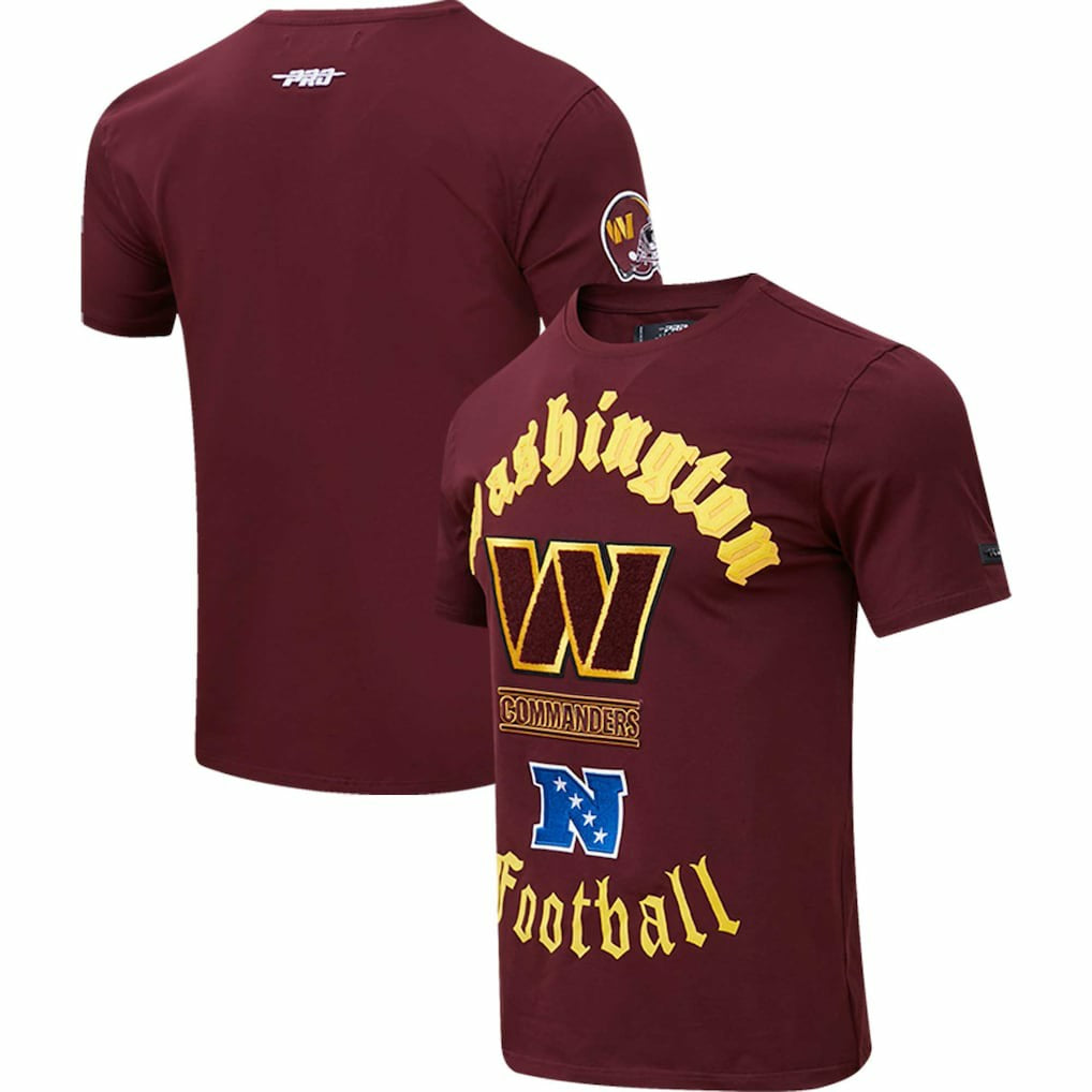 Washington Commanders Pro Standard Old English T-Shirt | NFL Hot
