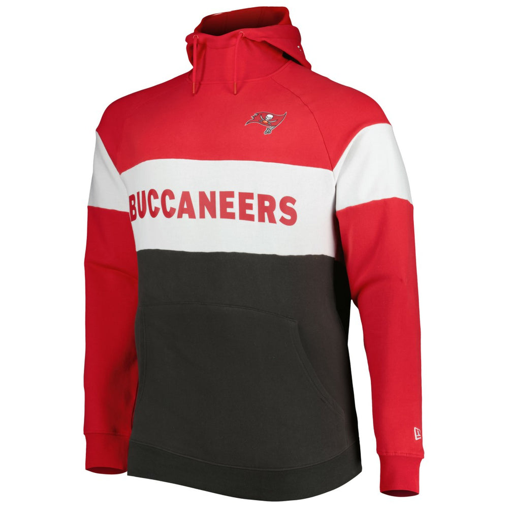 Tampa Bay Buccaneers Big & Tall Current Colorblock Raglan Fleece Pullover Hoodie | NFL On sale