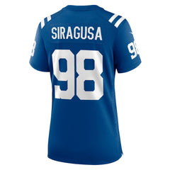 Indianapolis Colts Tony Siragusa  Women's Game Retired Player Jersey | NFL Sale