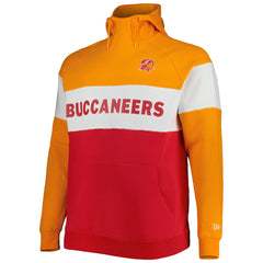 Tampa Bay Buccaneers Big & Tall Throwback Colorblock Raglan Pullover Hoodie | NFL Sale