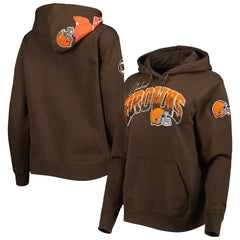 Cleveland Browns Pro Standard Women's Local Patch Pullover Hoodie | NFL New