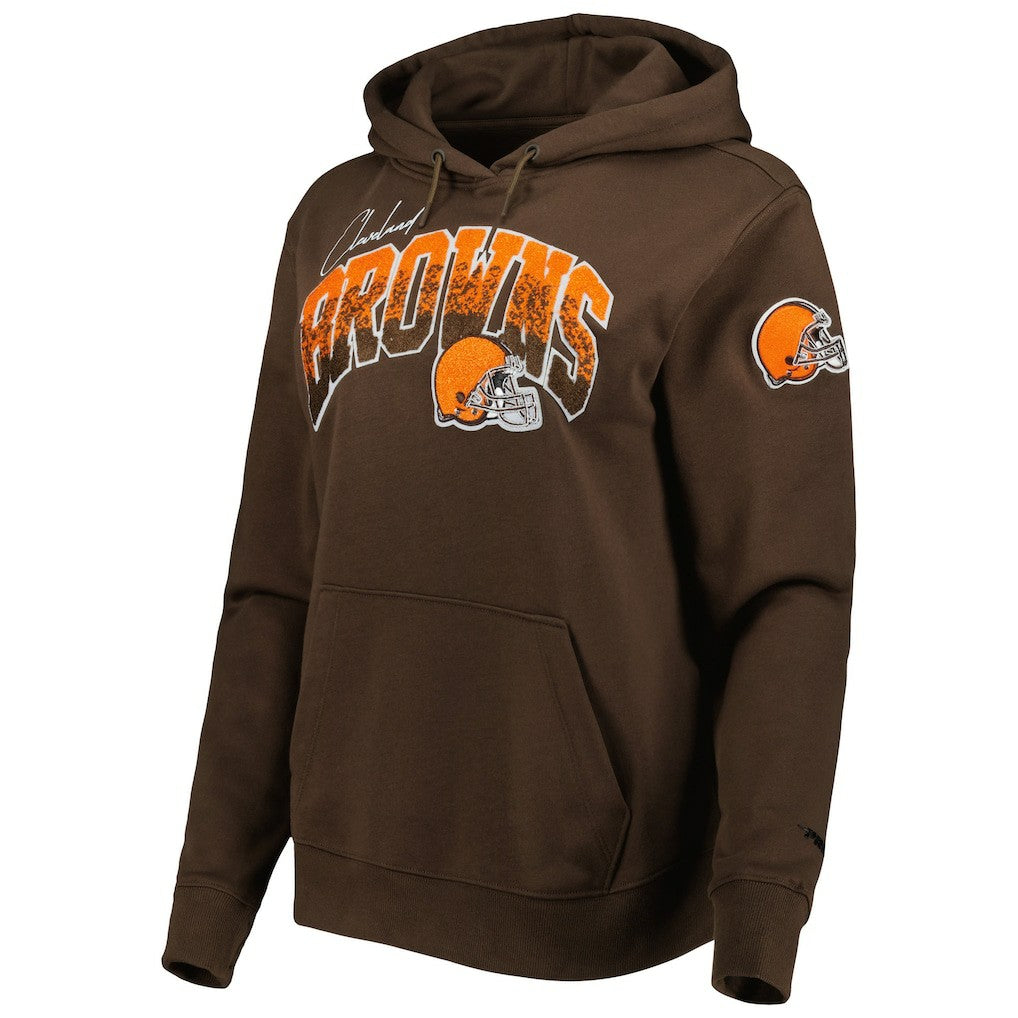 Cleveland Browns Pro Standard Women's Local Patch Pullover Hoodie | NFL New