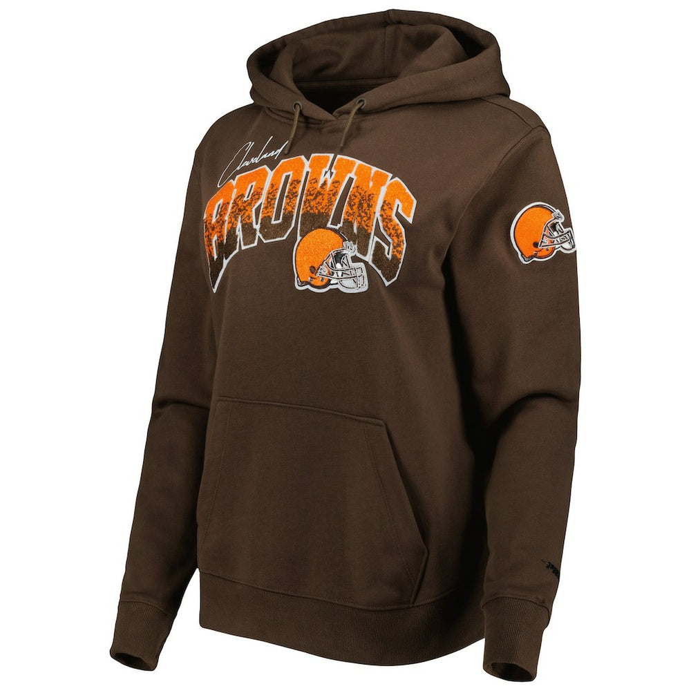 Cleveland Browns Pro Standard Women's Local Patch Pullover Hoodie | NFL New