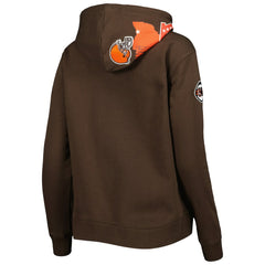 Cleveland Browns Pro Standard Women's Local Patch Pullover Hoodie | NFL New
