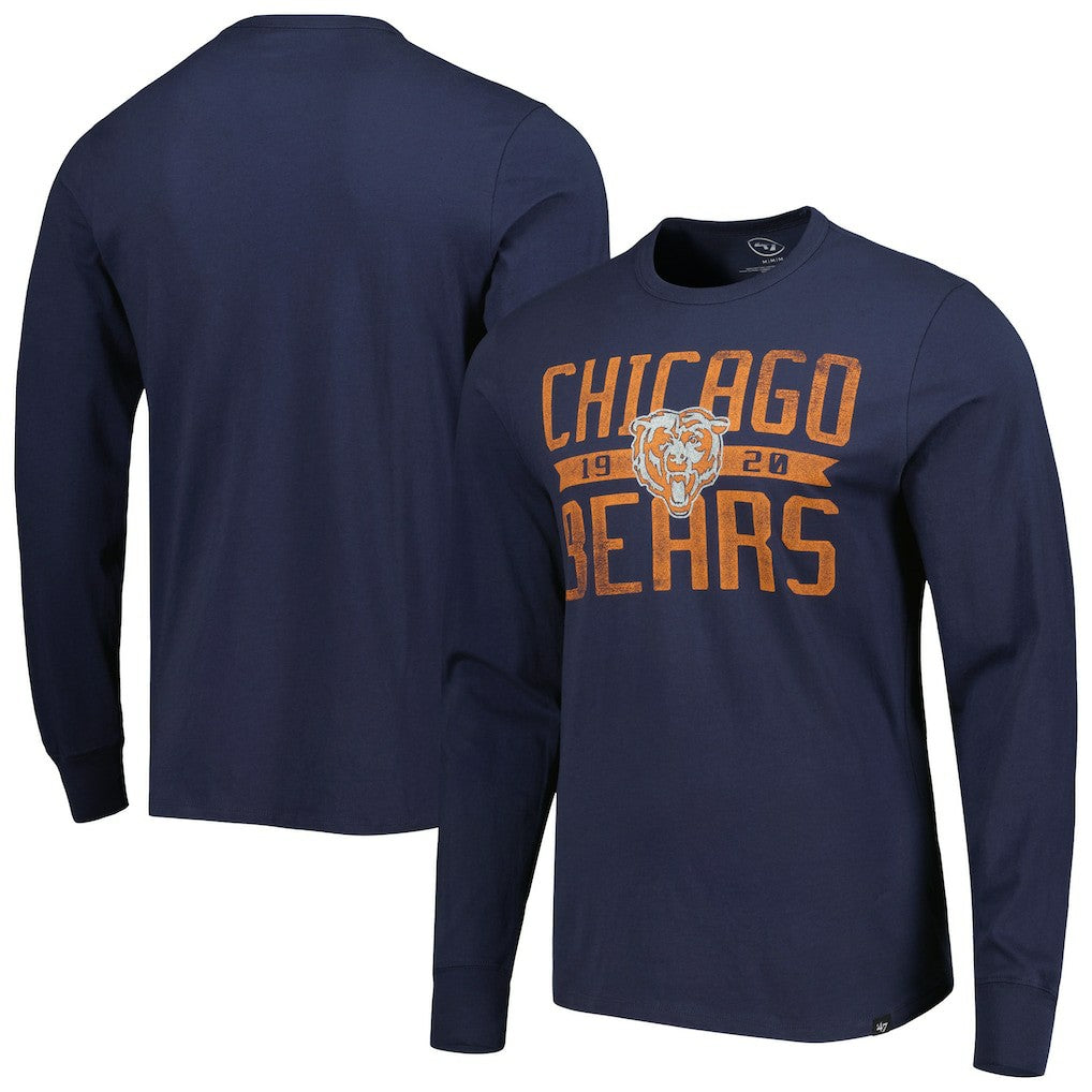 Chicago Bears '47 Brand Wide Out Franklin Long Sleeve T-Shirt | NFL Discount
