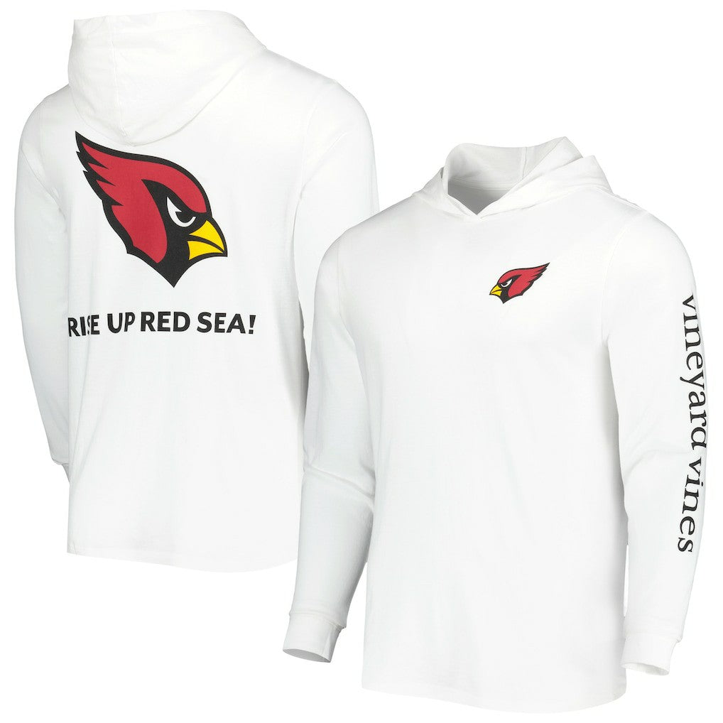 Arizona Cardinals Vineyard Vines Local Long Sleeve Hoodie T-Shirt | NFL On sale