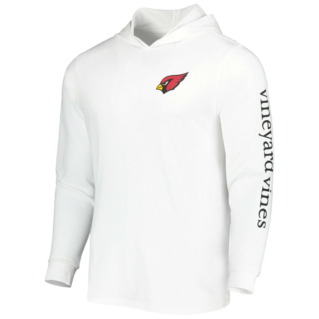 Arizona Cardinals Vineyard Vines Local Long Sleeve Hoodie T-Shirt | NFL On sale