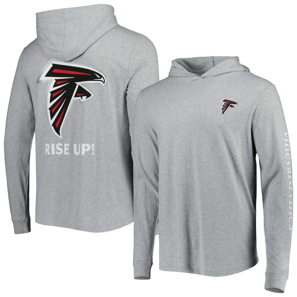 Atlanta Falcons Vineyard Vines Local Long Sleeve Hoodie T-Shirt | NFL Online