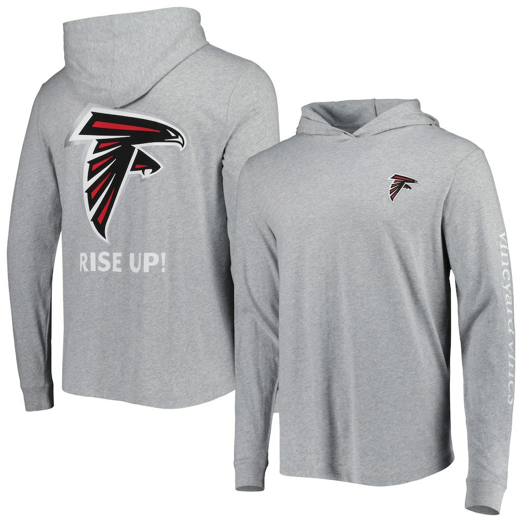 Atlanta Falcons Vineyard Vines Local Long Sleeve Hoodie T-Shirt | NFL Online