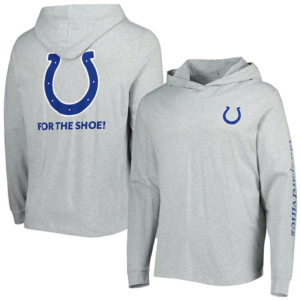 Indianapolis Colts Vineyard Vines Local Long Sleeve Hoodie T-Shirt | NFL Online
