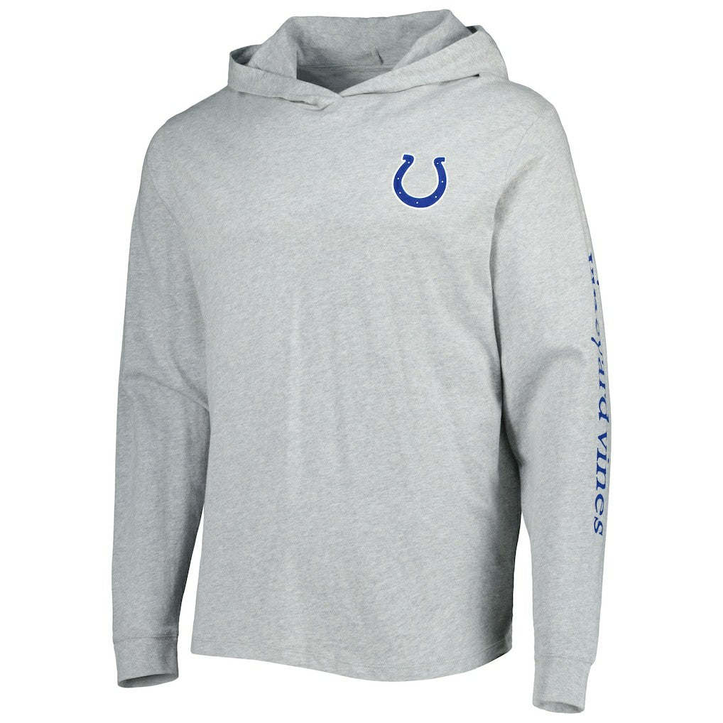 Indianapolis Colts Vineyard Vines Local Long Sleeve Hoodie T-Shirt | NFL Online