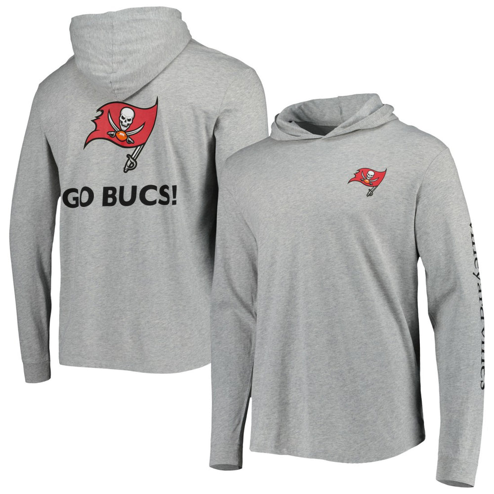 Tampa Bay Buccaneers Vineyard Vines Local Long Sleeve Hoodie T-Shirt | NFL Discount