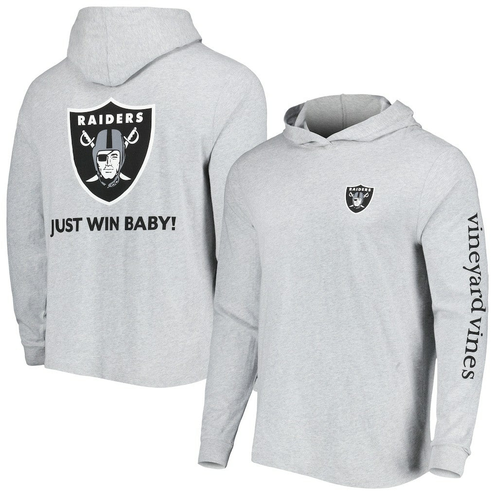 Las Vegas Raiders Vineyard Vines Local Long Sleeve Hoodie T-Shirt | NFL On sale