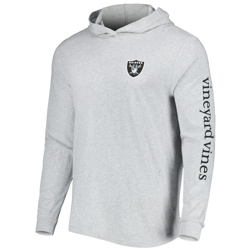 Las Vegas Raiders Vineyard Vines Local Long Sleeve Hoodie T-Shirt | NFL On sale