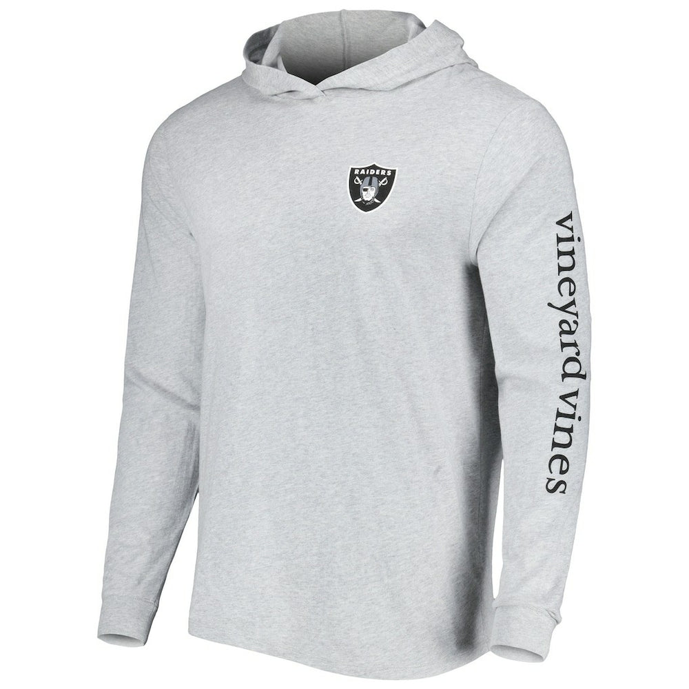 Las Vegas Raiders Vineyard Vines Local Long Sleeve Hoodie T-Shirt | NFL On sale