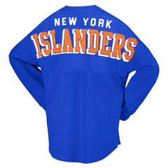 New York Islanders Fanatics Women's Spirit Lace-Up V-Neck Long Sleeve Jersey T-Shirt -  NHL T-shirts