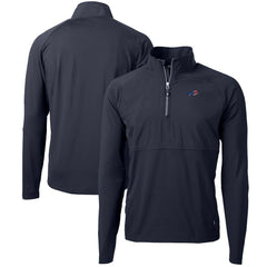Buffalo Bills Cutter & Buck Adapt Eco Knit Hybrid Recycled Quarter-Zip Pullover Top | NFL Outlet