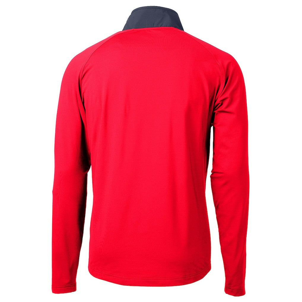 Indianapolis Colts Cutter & Buck Adapt Eco Knit Hybrid Recycled Quarter-Zip Pullover Top | NFL Hot