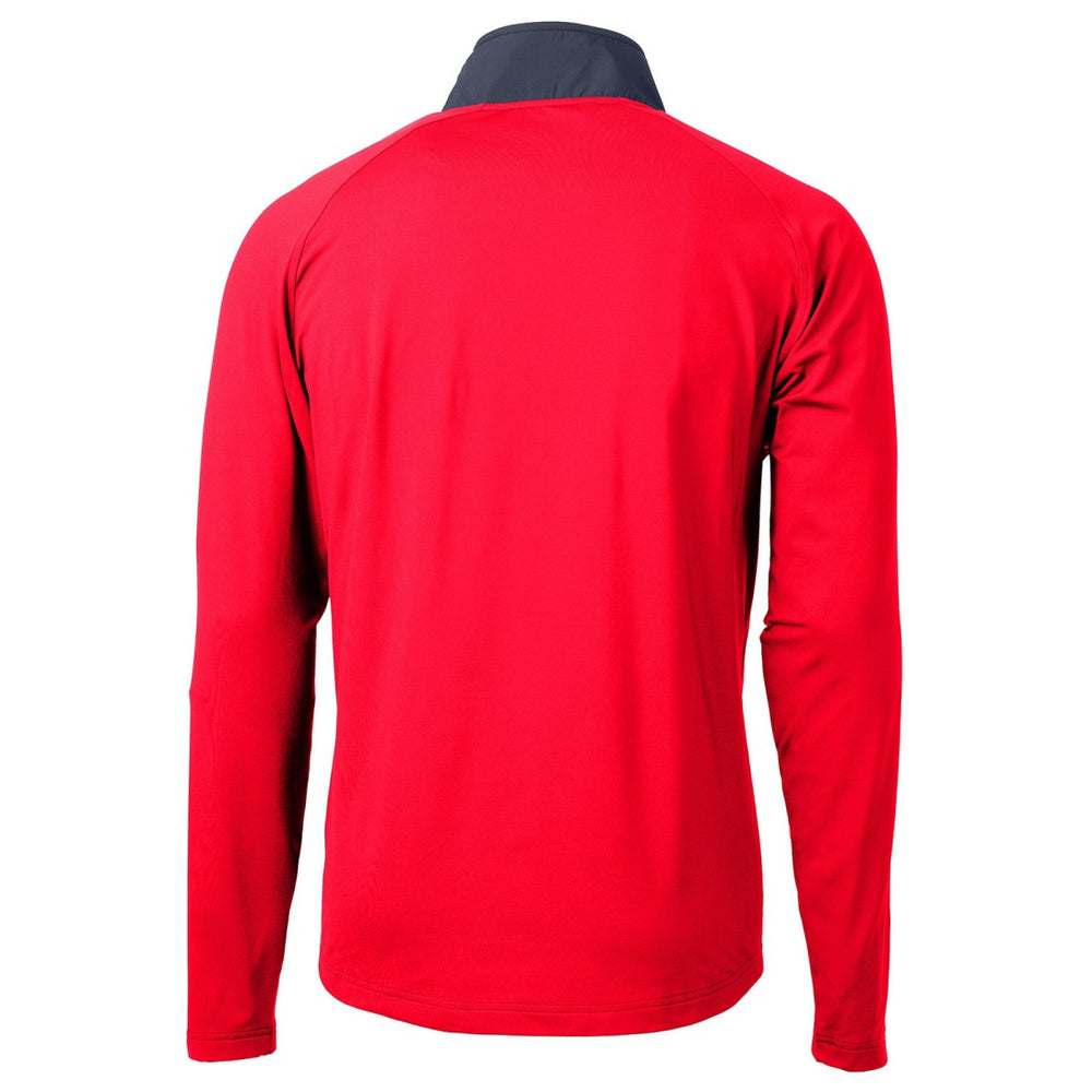 Houston Texans Cutter & Buck Adapt Eco Knit Hybrid Recycled Quarter-Zip Pullover Top | NFL Outlet
