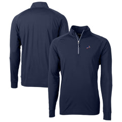 Detroit Lions Cutter & Buck Team Adapt Eco Knit Hybrid Recycled Quarter-Zip Pullover Top | NFL Online