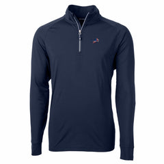 Detroit Lions Cutter & Buck Team Adapt Eco Knit Hybrid Recycled Quarter-Zip Pullover Top | NFL Online