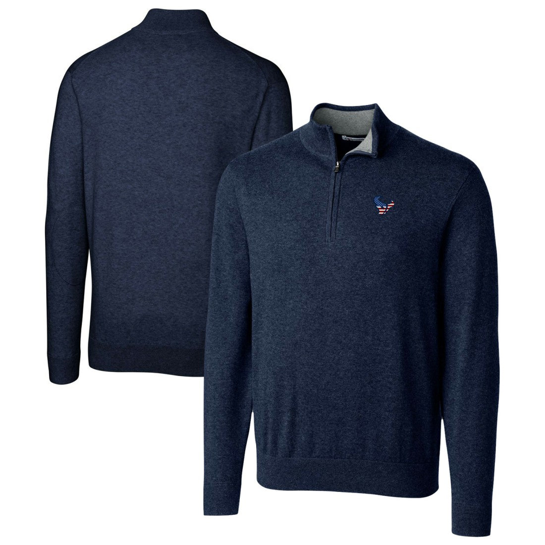 Houston Texans Cutter & Buck Lakemont Quarter-Zip Pullover Sweater | NFL Discount