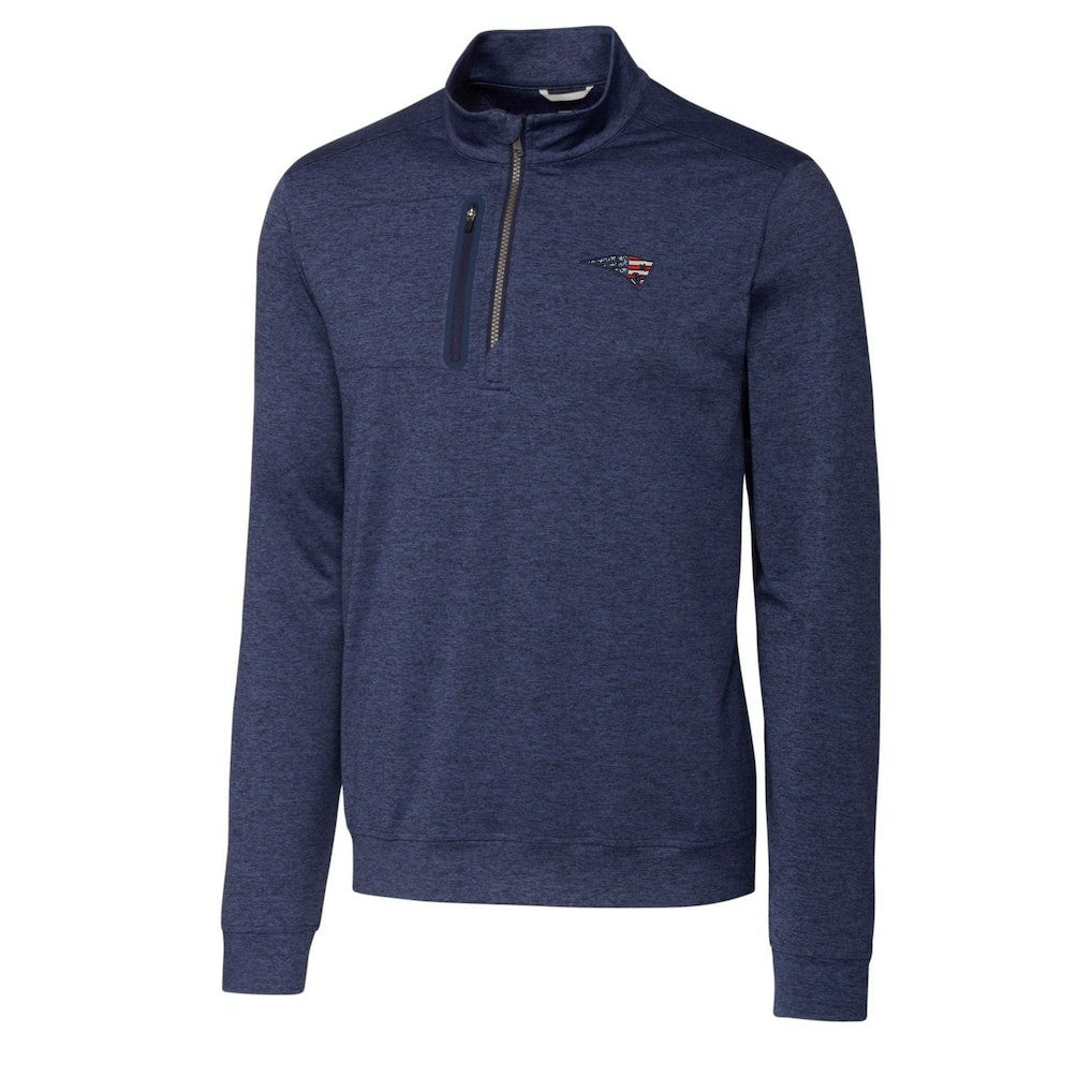 New England Patriots Cutter & Buck Stealth Quarter-Zip Pullover Top | NFL Near me