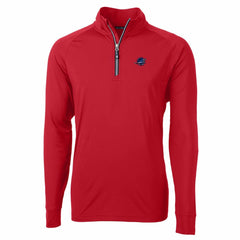 Miami Dolphins Cutter & Buck Big & Tall Adapt Eco Knit Stretch Recycled Quarter-Zip Pullover Top | NFL New