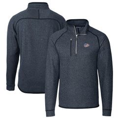 Kansas City Chiefs Cutter & Buck Big & Tall Mainsail Sweater Knit Half-Zip Pullover Jacket | NFL Online