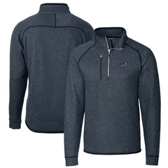 Detroit Lions Cutter & Buck Big & Tall Mainsail Sweater Knit Half-Zip Pullover Jacket | NFL Sale