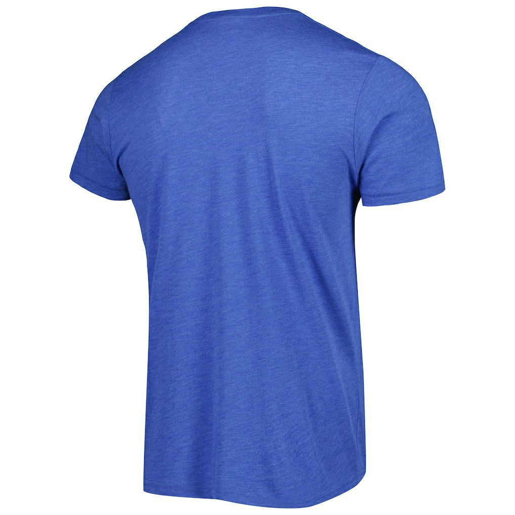 Royal Stephen Curry Golden State Warriors Homage Player Caricature Tri-Blend T-Shirt sale | NBA