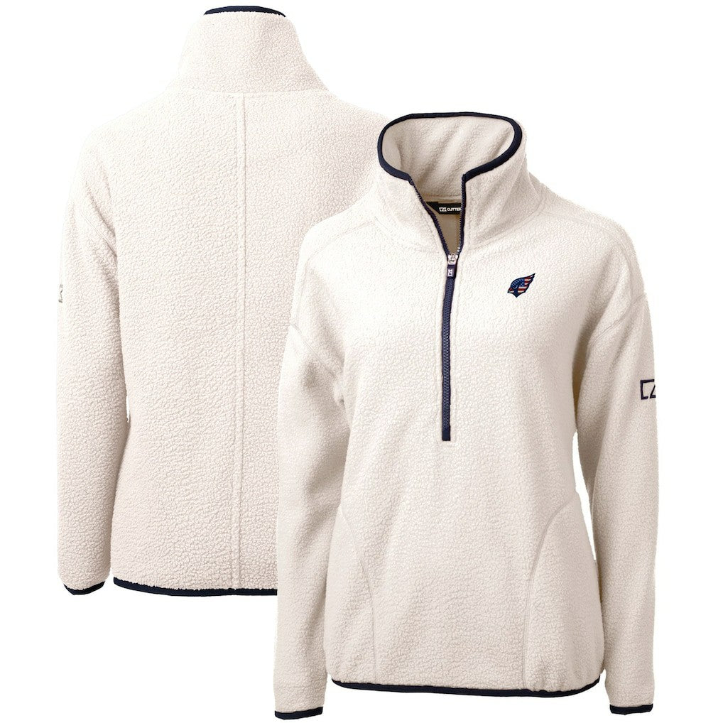 Arizona Cardinals Cutter & Buck Women's Americana Cascade Eco Sherpa Fleece Half-Zip Pullover Jacket | NFL Online