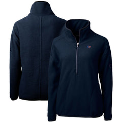 Tampa Bay Buccaneers Cutter & Buck Women's Americana Cascade Eco Sherpa Fleece Half-Zip Pullover Jacket | NFL On sale