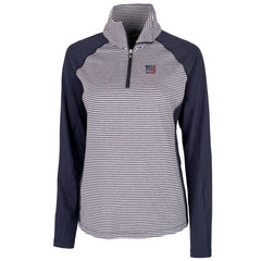 New York Giants Cutter & Buck Women's Forge Tonal Half-Zip Top | NFL Online