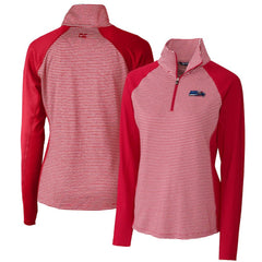 Seattle Seahawks Cutter & Buck Women's Forge Tonal Half-Zip Top | NFL Sale
