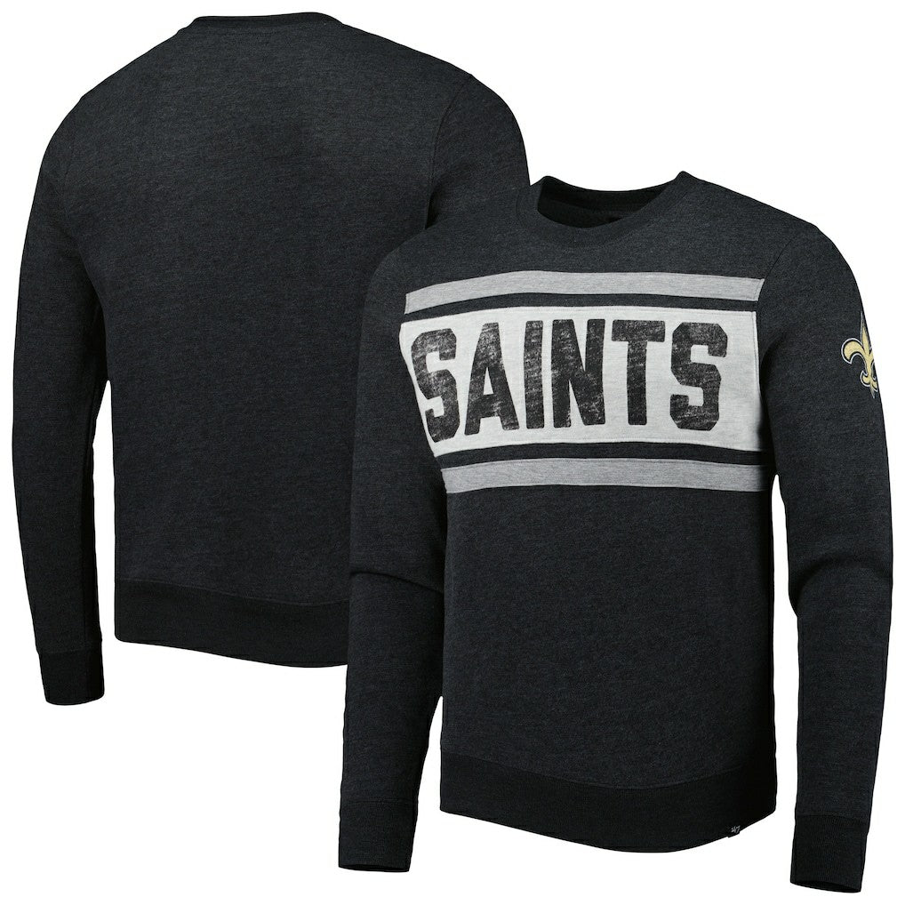 New Orleans Saints '47 Bypass Tribeca Pullover Sweatshirt | NFL Discount