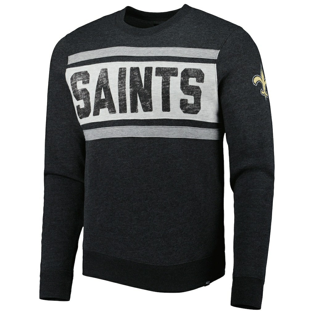 New Orleans Saints '47 Bypass Tribeca Pullover Sweatshirt | NFL Discount