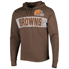 Cleveland Browns '47 Field Franklin Hooded Long Sleeve T-Shirt | NFL Near me