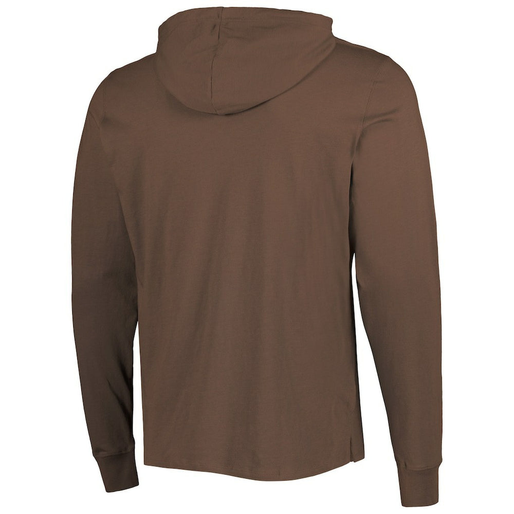 Cleveland Browns '47 Field Franklin Hooded Long Sleeve T-Shirt | NFL Near me