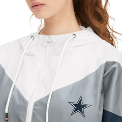 Dallas Cowboys Tommy Hilfiger Women's Staci Half-Zip Hoodie Windbreaker Jacket | NFL US