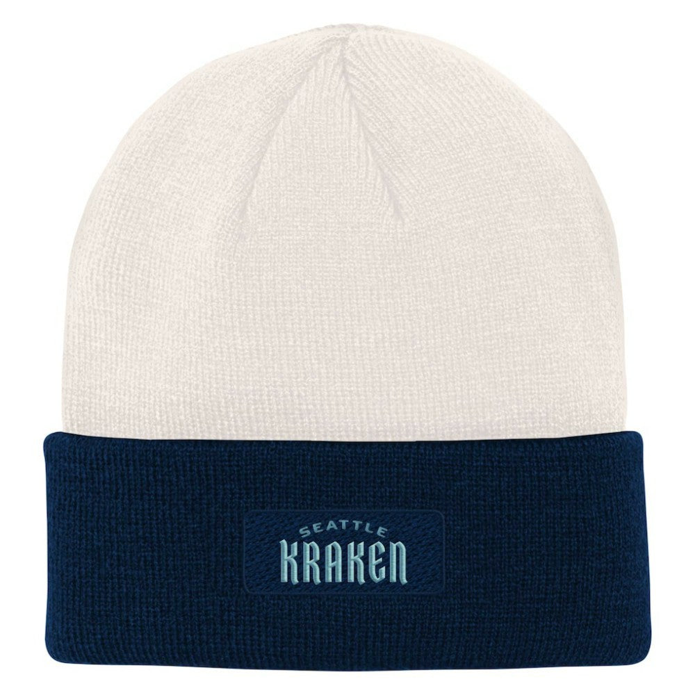 Seattle Kraken Youth Logo Cuffed Knit Hat -  NHL Hats
